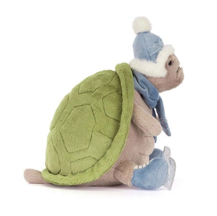 Winter Jellycat Timmy Turtle Skating Plush Stuffed Animal
