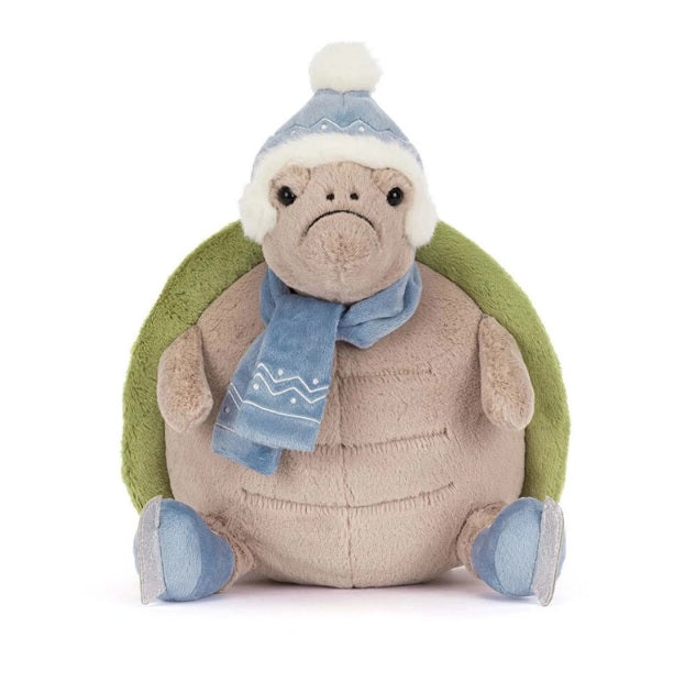 Winter Jellycat Timmy Turtle Skating Plush Stuffed Animal