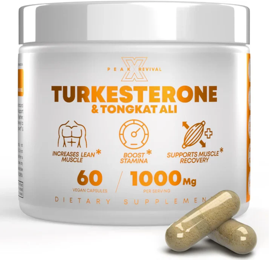Turkesterone & Tongkat Ali - Testosterone Capsules